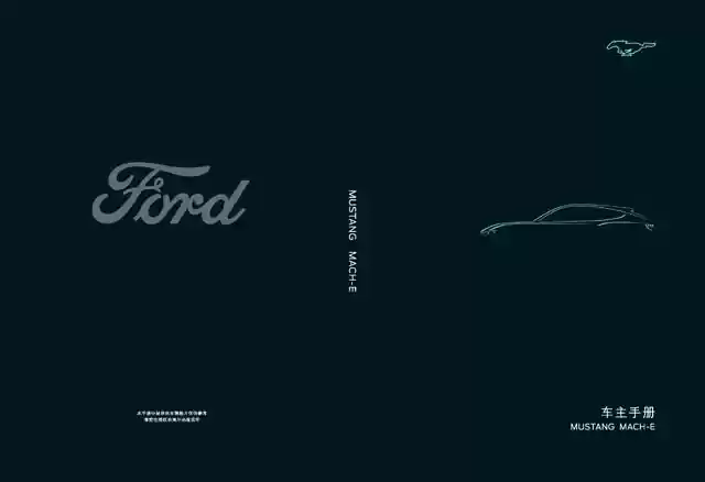 ford mach e owners manual